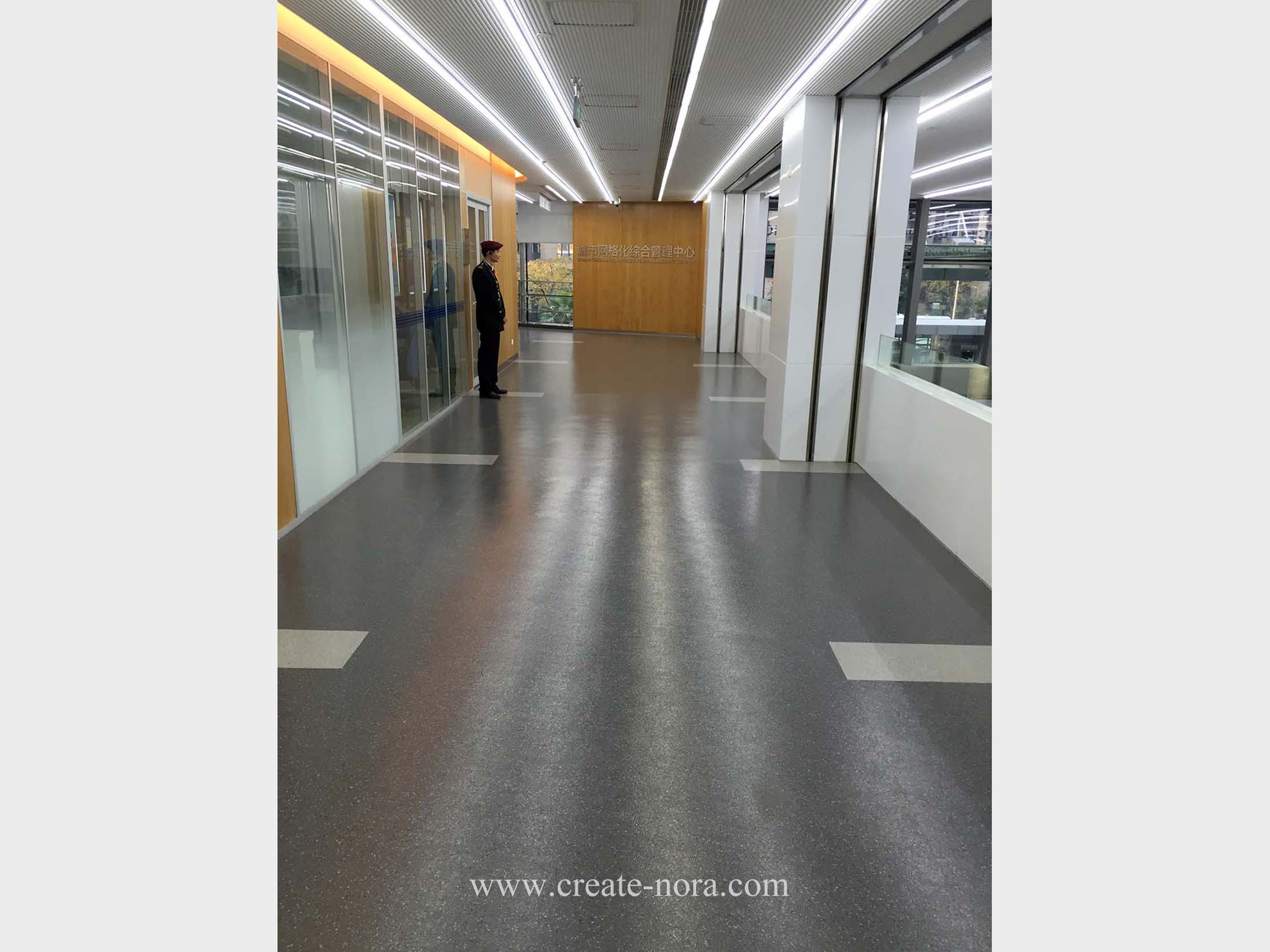 the photo of nora rubber flooring in Shanghai Xuhui Administrative Service Center 10